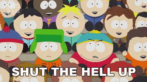Shut The Hell Up Kyle Broflovski GIF - Shut The Hell Up Kyle Broflovski Cartman GIFs
