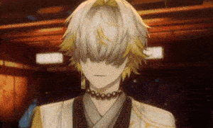 a close up of a person wearing a necklace and a choker .