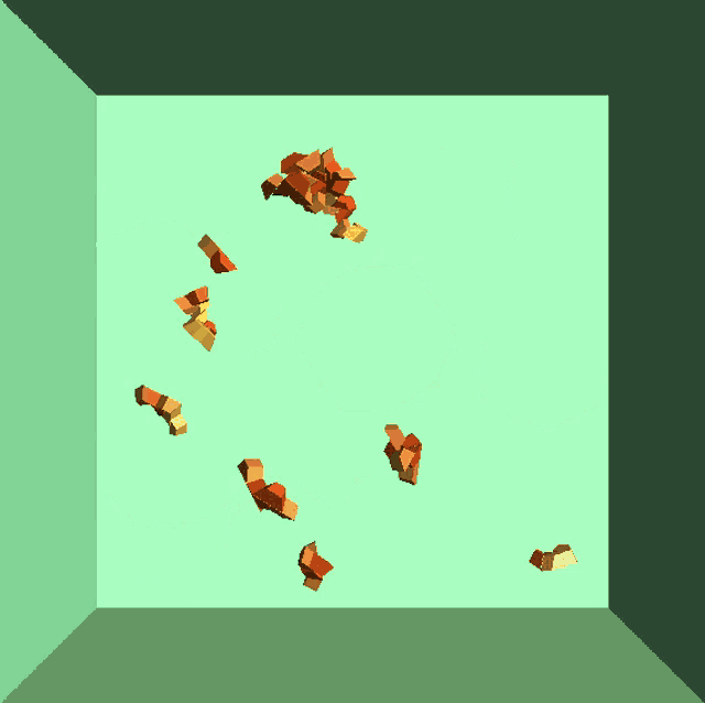 a computer generated image of a seahorse with a green background