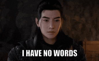 a man says i have no words in front of a wall