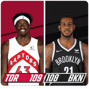 Toronto Raptors (109) Vs. Brooklyn Nets (108) Post Game GIF - Nba Basketball Nba 2021 GIFs