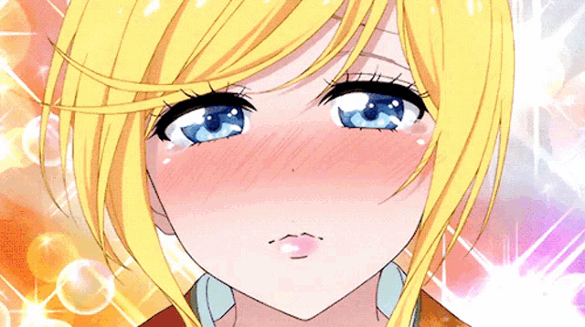 a close up of a girl 's face with the words " i 'll mess you up good " on the bottom