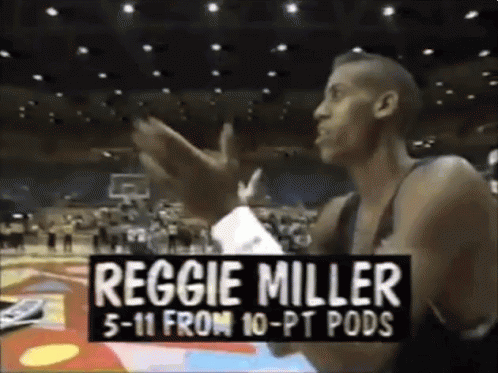 Reggie Miller GIF - Reggie Miller GIFs