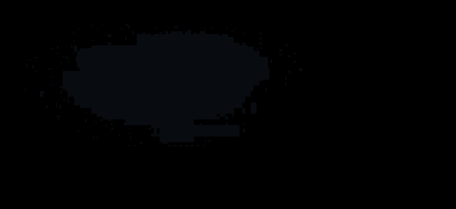 a dark blue background with a white icon in the middle