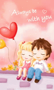 Always Be With You Couple GIF - Always Be With You Couple Hearts GIFs