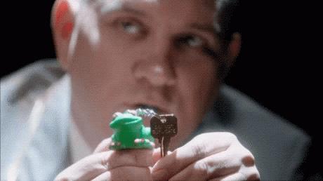 The Good Place Keychain GIF - The Good Place Keychain Frog Keychain GIFs