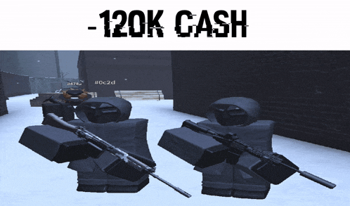 a poster that says - 120k cash on the top