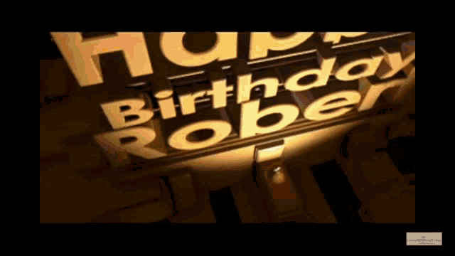 Name Happy Birthday GIF - Name Happy Birthday Robert GIFs