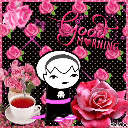 Good Morning Good Morning Rose GIF - Good Morning Good Morning Rose Good Morning Rose Lalonde GIFs
