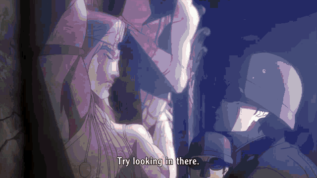 a cartoon says try looking in there