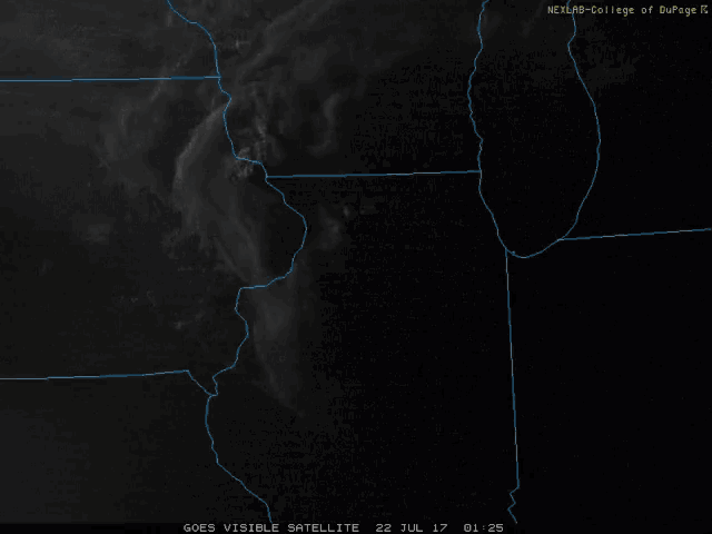 a satellite image of the united states on july 17 at 14:00