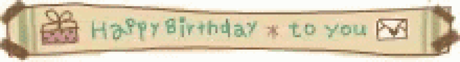 a sign that says " happy birthday to you " on it