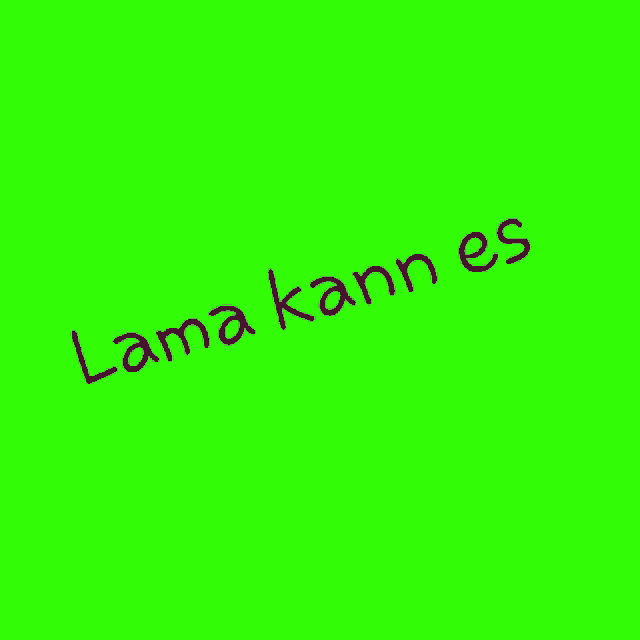 a blue background with the word lama written in yellow