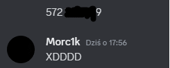 a screenshot of a discord conversation between morc1k and xdddd