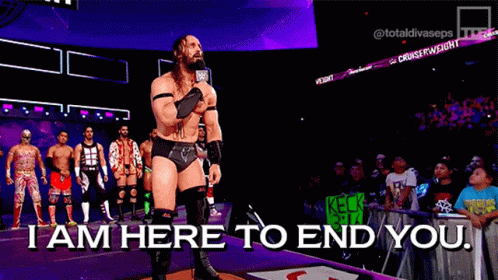 Wwe Neville GIF - Wwe Neville I Am Here To End You GIFs
