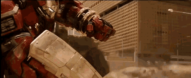 Punching Iron Man GIF - Punching Iron Man Hulk GIFs