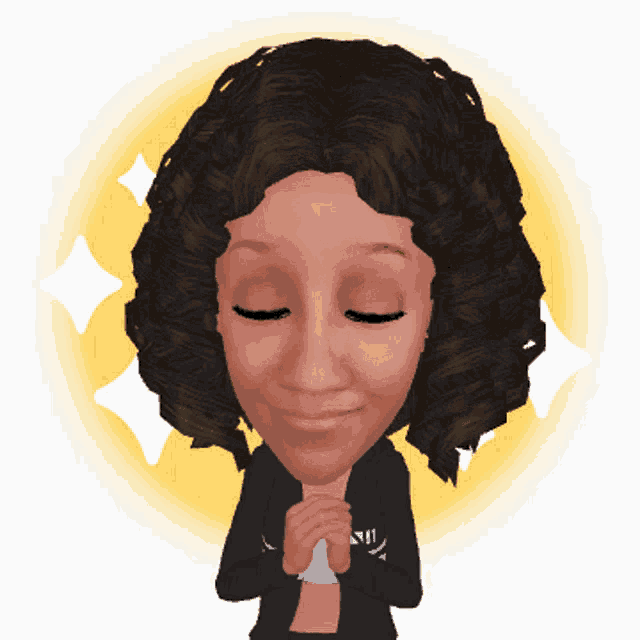 a cartoon drawing of a woman with her eyes closed and a shirt that says ' ucsd ' on it