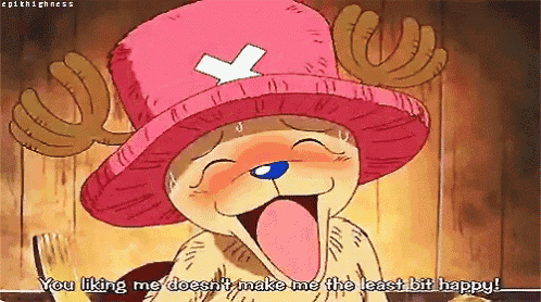 a cartoon of a bear wearing a pink hat that says you liking me