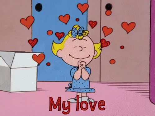 My Love GIF - My Love Charlie Brown Sally GIFs
