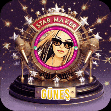 a star maker app with a picture of a woman