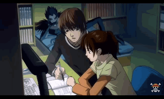 Estudar Death Note GIF - Estudar Death Note Estudo GIFs