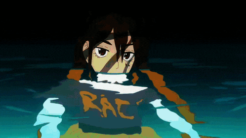 a drawing of a person with a shirt that says rac on it