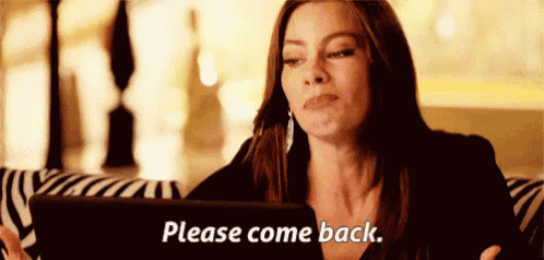 Please Come Back - Back GIF