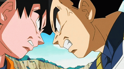 Rivalry Goku GIF - Rivalry Goku Vegeta GIFs