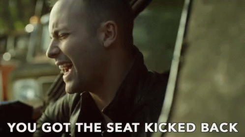 Seat Kicked Back Reclined GIF - Seat Kicked Back Reclined Youre Relaxed GIFs