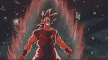Movie Goku 界王拳 ドラゴンボール GIF - Kaioken Goku Dragonball GIFs