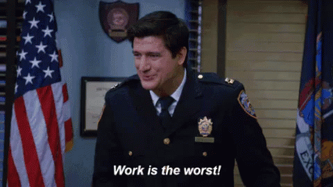 Uh Oh GIF - Work Is The Worst Lol Teasing GIFs