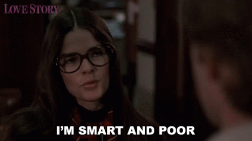 Im Smart And Poor Jenny GIF - Im Smart And Poor Jenny Love Story GIFs
