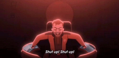 Shut Up Shut Up Shut Up Nick Locarno GIF - Shut Up Shut Up Shut Up Nick Locarno Star Trek Lower Decks GIFs
