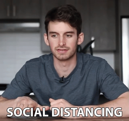 Social Distancing Joey Kidney GIF - Social Distancing Joey Kidney Joey Kidney Channel GIFs