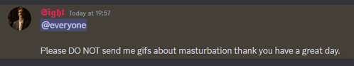 a screenshot of a text message from sight
