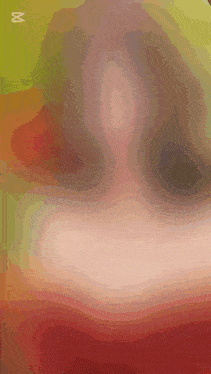 a painting of a woman 's face with the letter m on the bottom right