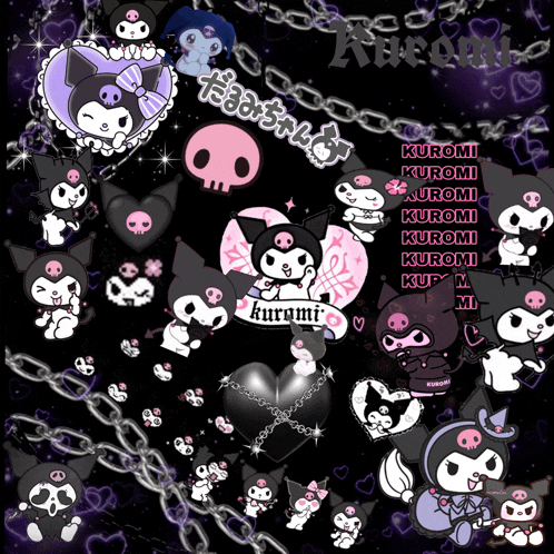 a picture of a cartoon character named kuromi