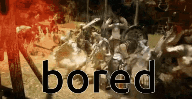 the word bored that is on a blurred background