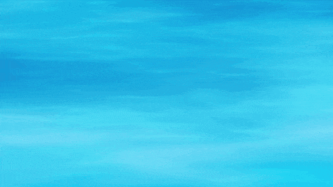 a cartoon otter is swimming in the water