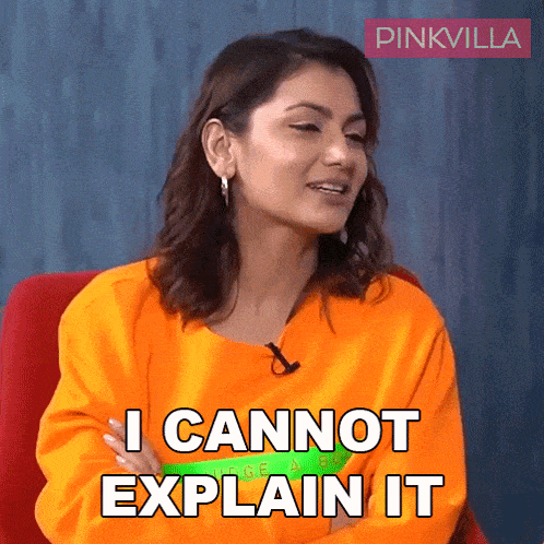 I Cannot Explain It Sriti Jha GIF - I Cannot Explain It Sriti Jha Pinkvilla GIFs