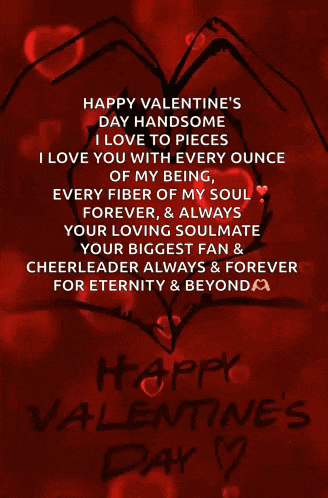 a happy valentine 's day card with a heart made out of branches
