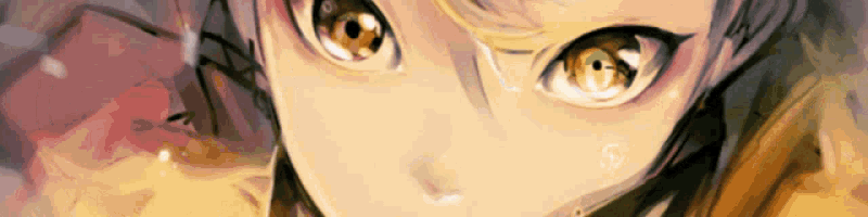a close up of a person 's eyes with a s on the bottom right