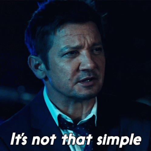 Its Not That Simple Mike Mclusky GIF - Its Not That Simple Mike Mclusky Jeremy Renner GIFs