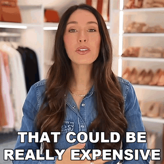 That Could Be Really Expensive Shea Whitney GIF - That Could Be Really Expensive Shea Whitney It Could Be Very Costly GIFs