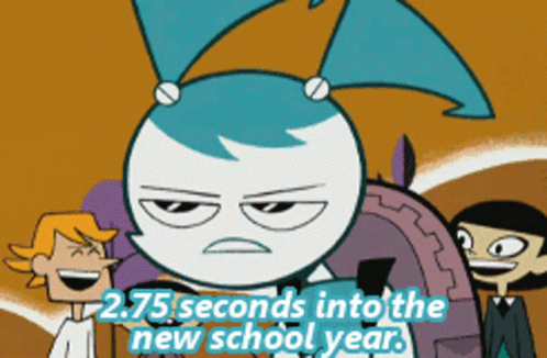 My Life As A Teenage Robot 275seconds Into The New School Year GIF