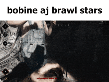 a screenshot of a video game with the words bobine aj brawl stars on the top