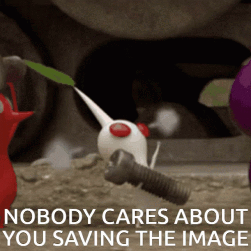 Pikmin Angry GIF - Pikmin Angry Nobody Cares About You Saving The Image GIFs