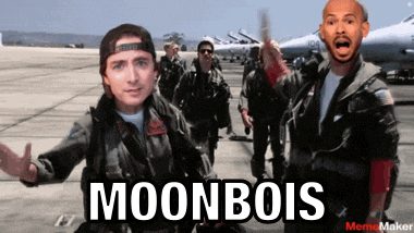 a group of men in military uniforms with the word moonbois on the bottom right
