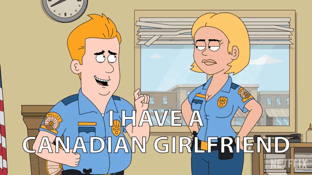 I Have A Canadian Girlfriend Kevin Crawford GIF