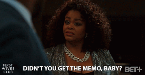Did You Not Get The Memo Baby Sassy GIF - Did You Not Get The Memo Baby Sassy Havent You Heard GIFs